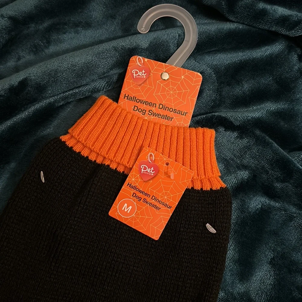 Halloween Dinosaur Dog Sweater
